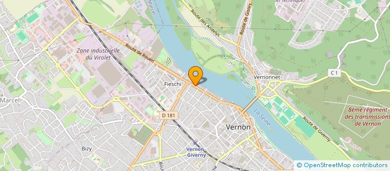 localisation de l'entreprise 804 449 296   VERNON