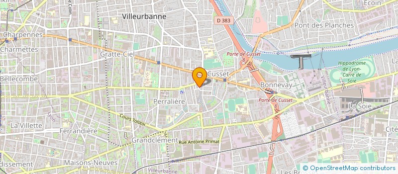 localisation de l'entreprise 804 459 709   VILLEURBANNE