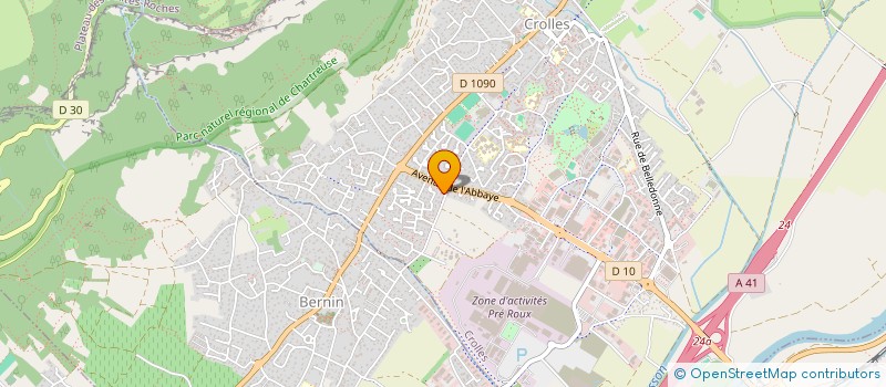localisation de l'entreprise 804 495 455   CROLLES