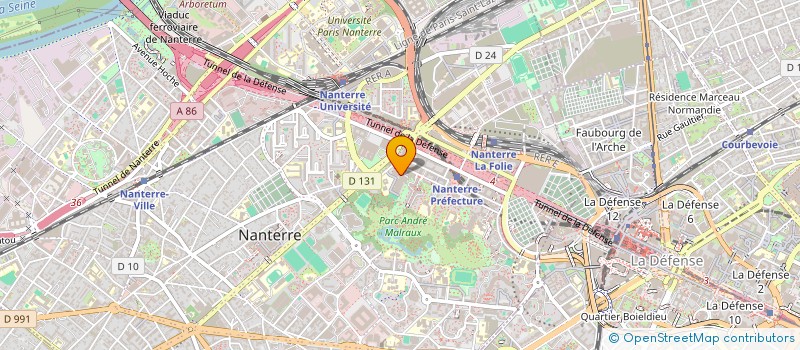 localisation de l'entreprise 804 499 952   NANTERRE