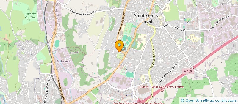 localisation de l'entreprise 804 512 440   SAINT-GENIS-LAVAL