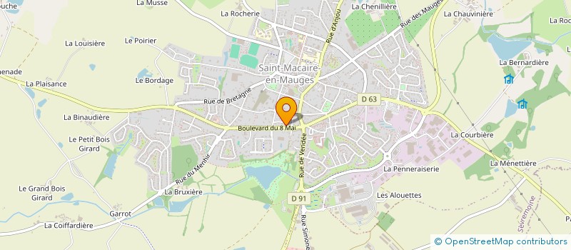 localisation de l'entreprise 804 515 161   SEVREMOINE