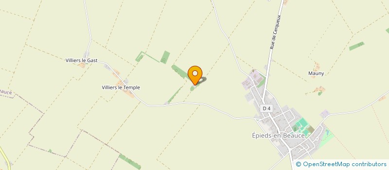 localisation de l'entreprise 804 538 767 à EPIEDS-EN-BEAUCE
