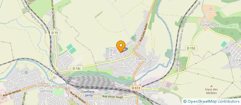 localisation de l'entreprise 804 542 538 à LABRY