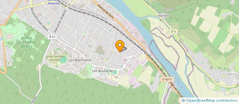 localisation de l'entreprise 804 550 408 à VERNON