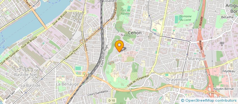 localisation de l'entreprise 804 560 381   CENON