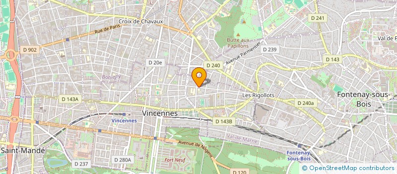 localisation de l'entreprise 804 565 521 à VINCENNES