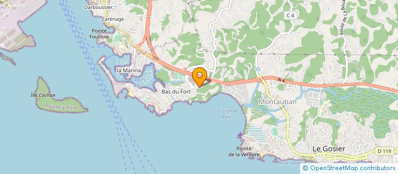 localisation de l'entreprise 804 601 557 à POINTE-A-PITRE