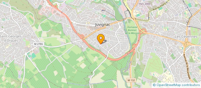 localisation de l'entreprise 804 614 014   JUVIGNAC