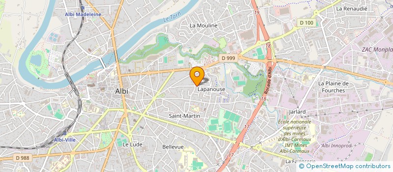 localisation de l'entreprise 804 621 779   VALENCE-D'ALBIGEOIS