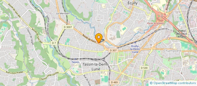 localisation de l'entreprise 804 625 150 à ECULLY