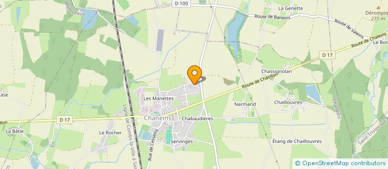 localisation de l'entreprise 804 634 590 à CHANEINS