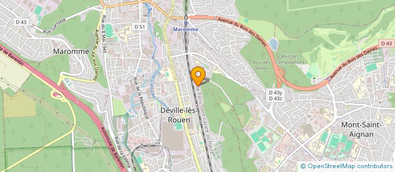 localisation de l'entreprise 804 660 850   NOTRE-DAME-DE-BONDEVILLE