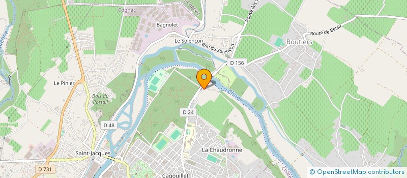 localisation de l'entreprise 804 668 408  à COGNAC