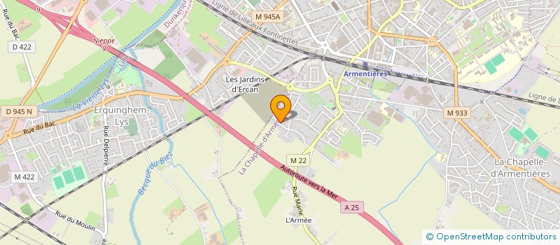 localisation de l'entreprise 804 679 116   LA CHAPELLE-D'ARMENTIERES