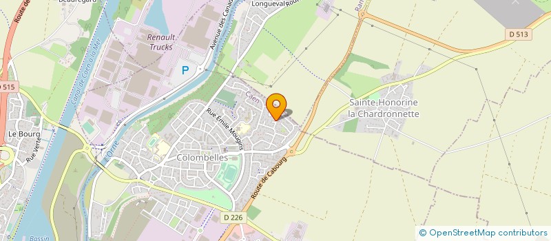 localisation de l'entreprise 804 721 306   LA CAINE