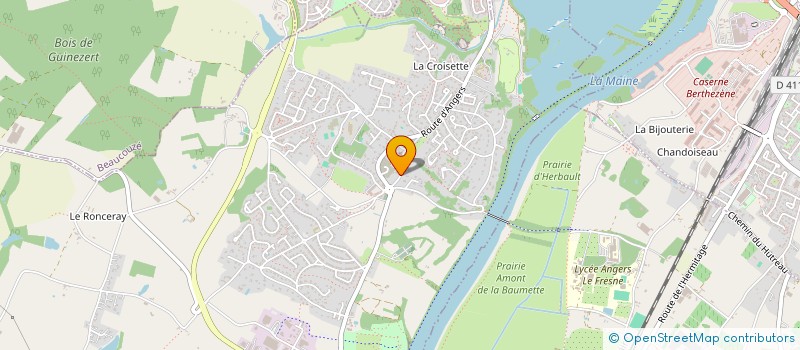 localisation de l'entreprise 804 732 881 à BOUCHEMAINE