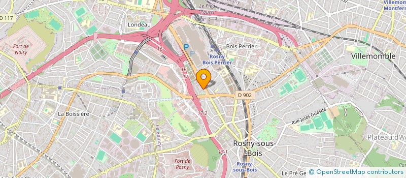 localisation de l'entreprise 804 740 876  à ROSNY-SOUS-BOIS