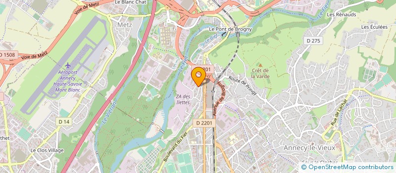 localisation de l'entreprise 804 743 581 à ANNECY