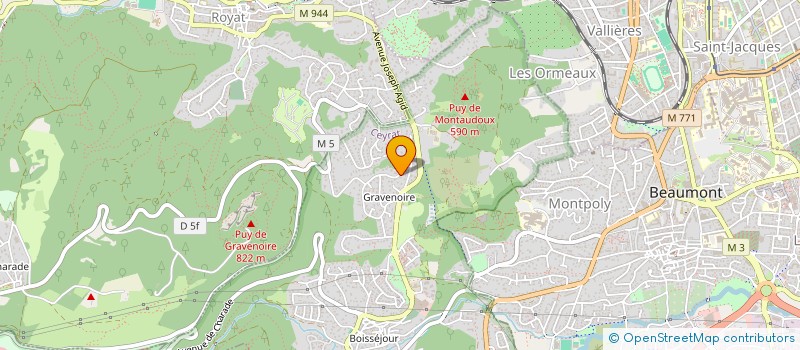 localisation de l'entreprise 804 744 324   CEYRAT