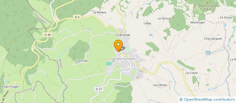 localisation de l'entreprise 804 754 992   VILLECHENEVE