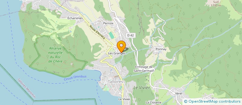 localisation de l'entreprise 804 755 452   TALLOIRES-MONTMIN