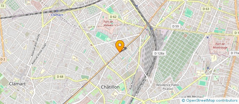 localisation de l'entreprise 804 811 537 à ANTONY