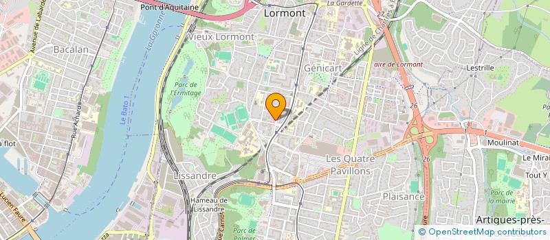 localisation de l'entreprise 804 844 512   BORDEAUX