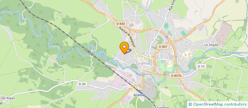localisation de l'entreprise 804 848 463   GRAMAT