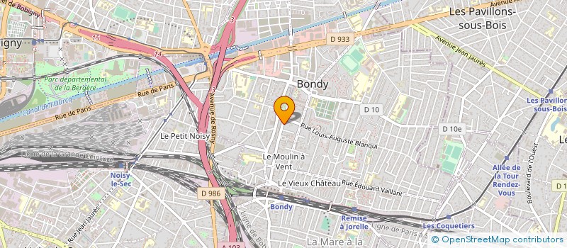 localisation de l'entreprise 804 869 006   BONDY