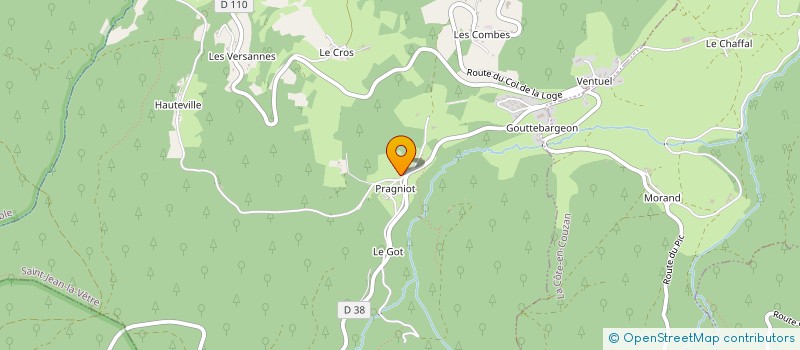 localisation de l'entreprise 804 872 182   SAINT-JEAN-LA-VETRE