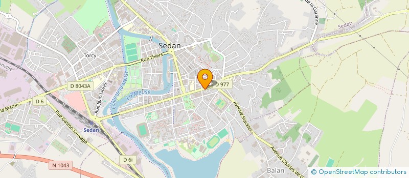 localisation de l'entreprise 804 900 835   SEDAN