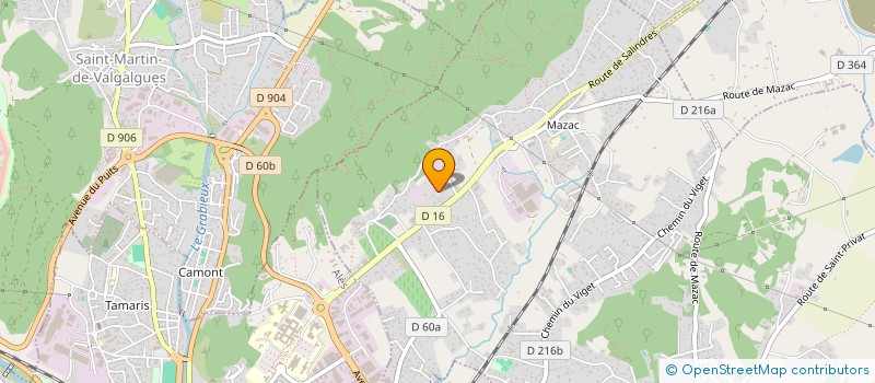 localisation de l'entreprise 804 931 541   SAINT-PRIVAT-DES-VIEUX