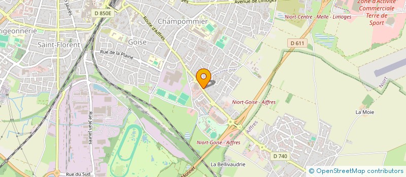 localisation de l'entreprise 804 981 447   NIORT