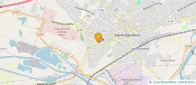 localisation de l'entreprise 804 989 630 à SAINT-GAUDENS