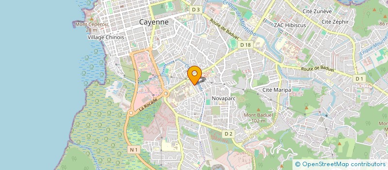 localisation de l'entreprise 804 992 717   CAYENNE