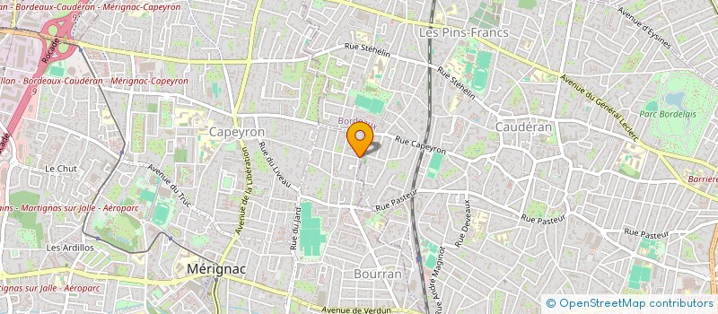 localisation de l'entreprise 805 008 372 à PESSAC