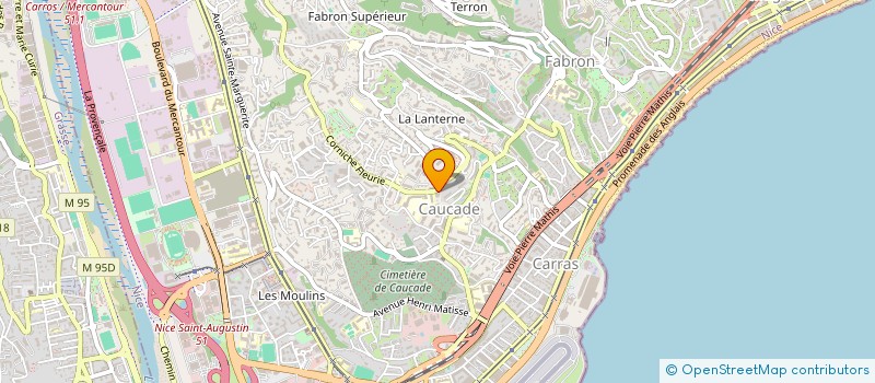 localisation de l'entreprise 805 046 711 à NICE