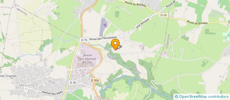 localisation de l'entreprise 805 058 658   BRINDAS