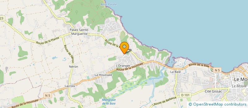localisation de l'entreprise 805 065 570  à LE MOULE