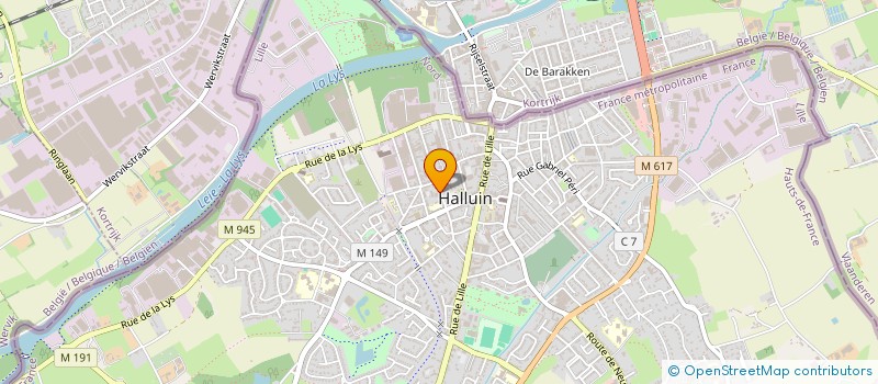 localisation de l'entreprise 805 070 406   HALLUIN