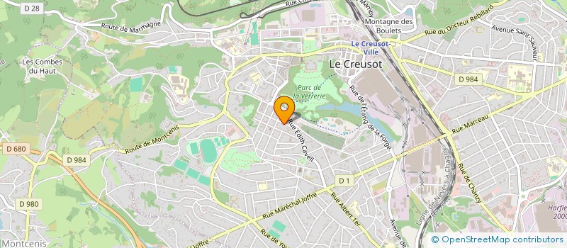 localisation de l'entreprise 805 080 421 à LE CREUSOT