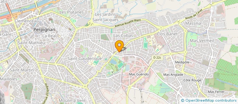 localisation de l'entreprise 805 108 420   PERPIGNAN