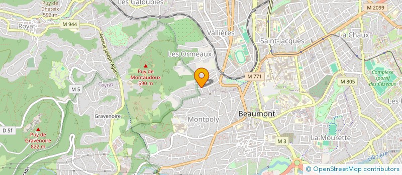 localisation de l'entreprise 805 112 497   LYON