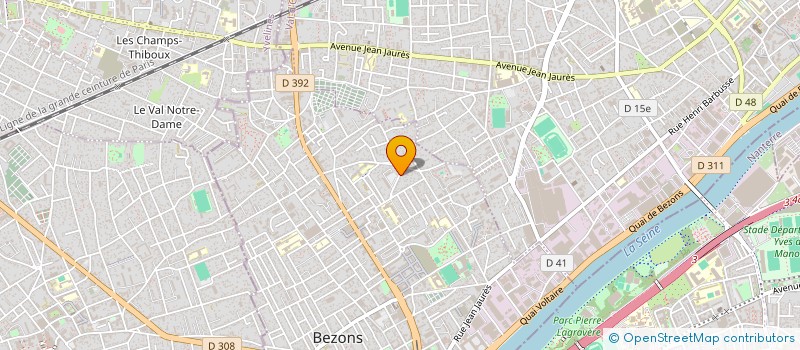 localisation de l'entreprise 805 120 128   BEZONS