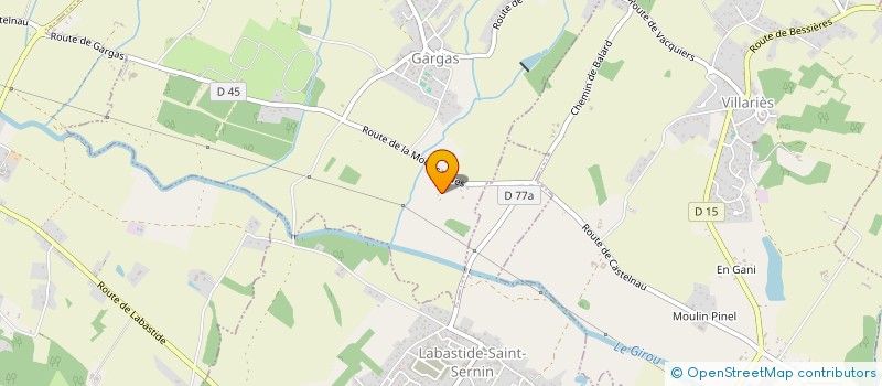 localisation de l'entreprise 805 137 163   GARGAS