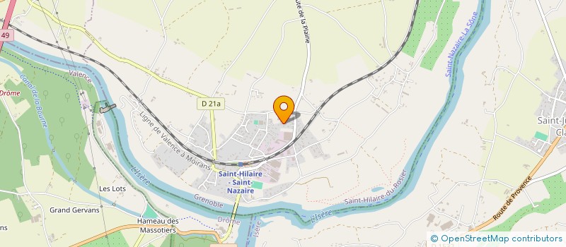 localisation de l'entreprise 805 141 314  à SAINT-MARCELLIN