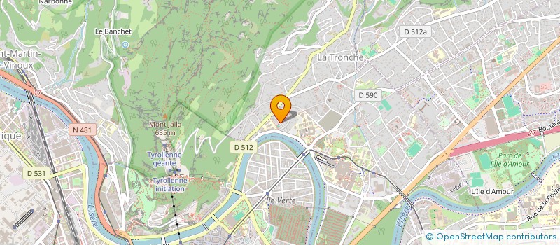 localisation de l'entreprise 805 145 075   LA TRONCHE