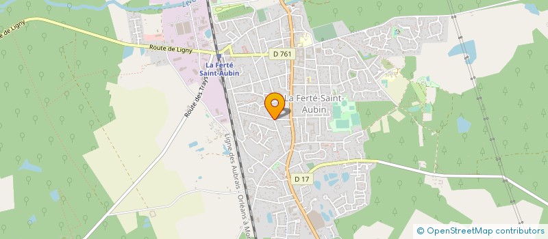 localisation de l'entreprise 805 147 493   LA FERTE-SAINT-AUBIN