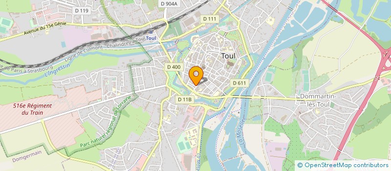 localisation de l'entreprise 805 158 193   TOUL